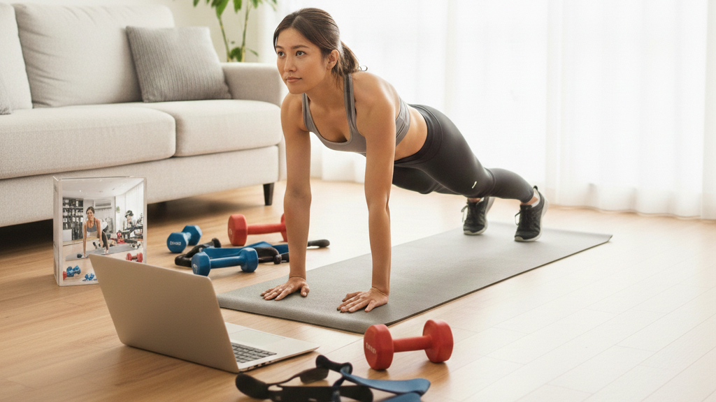 家トレ 初心者 女性 腕立て伏せ