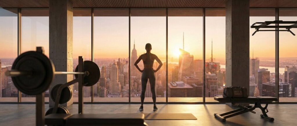 自分への投資としてパーソナルジムを選び理想の姿を手に入れる決断のイメージ