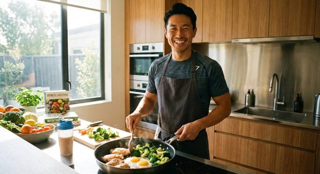 筋トレ効果を最大化する食事・睡眠・習慣術の教科書。現役トレーナーが教える23時間の過ごし方。