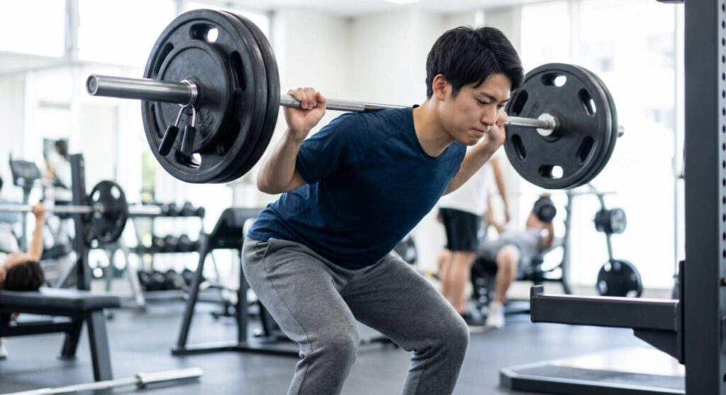 回数のノルマにとらわれて無理やり挙げようとし、筋トレのフォームが崩れてしまう日本人男性の罠